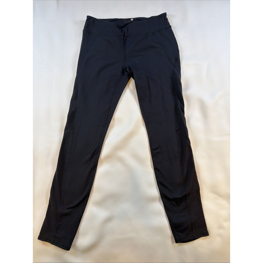 Tangerine Leggings Womens Large Black Yoga Pants Gym Exercise High Waist Stretch